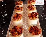 Une image de l'étape 5 de Panna cotta salées au foie gras et crunch de pain d'épices.