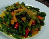 Foto langkah ke 4 dari resep Tumis Buncis Wortel Bumbu Kuning.