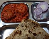 A picture of step 8 of Dum Aloo.