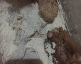 A picture of step 2 of KFC chicken 🍗.
