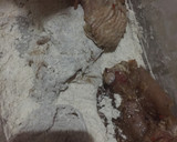 A picture of step 2 of KFC chicken 🍗.