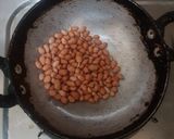 A picture of step 1 of Chenikkaya pachadi.