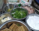 Foto langkah ke 1 dari resep Tahu bakso ayam.
