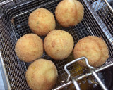 Foto del paso 8 de la receta: Fritos de arroz al curry rellenos de carne y queso 🧀🍖