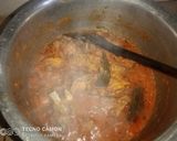 A picture of step 7 of Shaljam gosht.