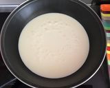 Une image de l'étape 1 de Flan ananas et miel.