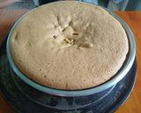 Foto del paso 6 de la receta: Torta con crema y durazno bañado en chocolate