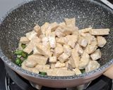 Foto langkah ke 3 dari resep Tumis Tempe Caje Ijo Simpel.