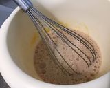 A picture of step 5 of Plum and Almond Clafoutis with Chickpea Flour.