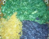 Foto del paso 8 de la receta: Pollo deshebrado c/tallarines y puré de espinaca