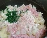 Foto del paso 2 de la receta: Ñoquis de papa, ricota y jamón
