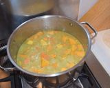 A picture of step 3 of Butternut squash, sweet potato & Chickpea curry.