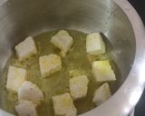 A picture of step 1 of Paneer Cabbage Pulao.