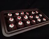 Foto langkah ke 6 dari resep Bola2 coklat (Simple, no bake, 4 bahan).