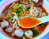 รูปขั้นตอนการทำที่ 6 ของ ก๋วยเตี๋ยวบะหมี่เหลืองต้มยำ