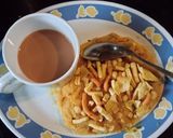A picture of step 1 of Karnataka style Upma😋.