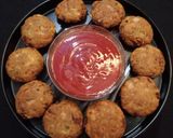 A picture of step 6 of Crispy Soya kabab.