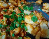 ब्रेड पोहा (Bread Poha recipe in Hindi) रेसिपी चरण 3 फोटो