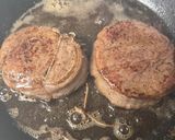 A picture of step 2 of Tournedos with Foie Gras Sauce and Sweet Potato Millefeuille.