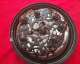 A picture of step 5 of BLUEBERRY  CHOCOLATE CAKE.