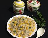 A picture of step 6 of Corn Upma.