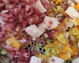 Foto del paso 4 de la receta: Guisantes con jamón y pavo
