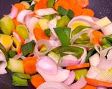 Une image de l'étape 3 de Coques aux légumes de saison.
