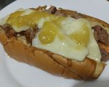Foto del paso 9 de la receta: Sándwich🌭de carne🍖, queso🧀y verduras cremosas🥕🧅🥒😜!!!