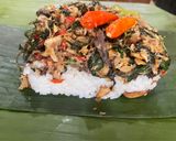 Foto langkah ke 6 dari resep 40. Nasi Bakar Pindang Tongkol.