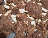 A picture of step 3 of Chocolate Halwa.