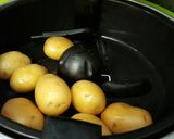 Foto del paso 1 de la receta: Mini patatas de jamón y queso