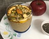 A picture of step 8 of Blended Apple Chia Pudding.