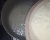 A picture of step 4 of Tear drop milk candy.