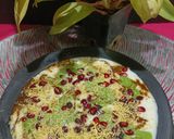 A picture of step 8 of Healthy Sprout Dahi Vada Chaat.