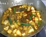 A picture of step 7 of Paneer Potato Curry paneer cooking day diaries.
