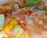 Foto del paso 6 de la receta: Carpaccio de gambita roja en su jugo