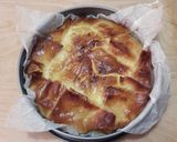 Pas rețetă Cheesecake cu cremă de lămâie și foi de plăcintă 10 fotografie
