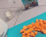 A picture of step 1 of Carrot and coconut juice...