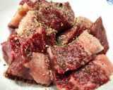 รูปขั้นตอนการทำที่ 2 ของ เคบับเนื้อวัวสองสัญชาติ (Beef Kabob)