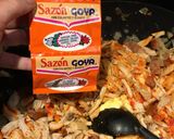 A picture of step 5 of Chicken And Rice Perlow With Shrimp and Spicy Smoked Sausage.