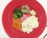 Foto langkah ke 2 dari resep MPASI - Tahu udang sayuran kukus.
