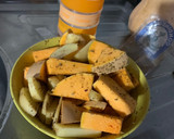 Foto del paso 2 de la receta: Papas y calabaza en freidora de aire 🤪🤪🤪