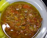 A picture of step 8 of Sweet & Spicy Tomato/pepper sauce.