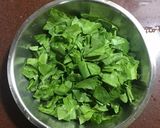 A picture of step 1 of Cheesy Corn Spinach Sandwich.