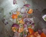 A picture of step 2 of Chole veggie salad.