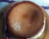 A picture of step 3 of Neapolitan Flan in a Pressure Cooker.