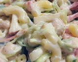 A picture of step 4 of Russian salad.