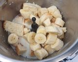 Une image de l'étape 1 de Pudding banane.