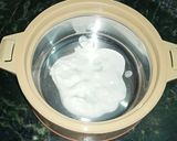 A picture of step 1 of Curd in winter season.
