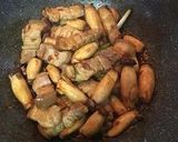 塔香五花杏鮑菇的食譜步驟2照片